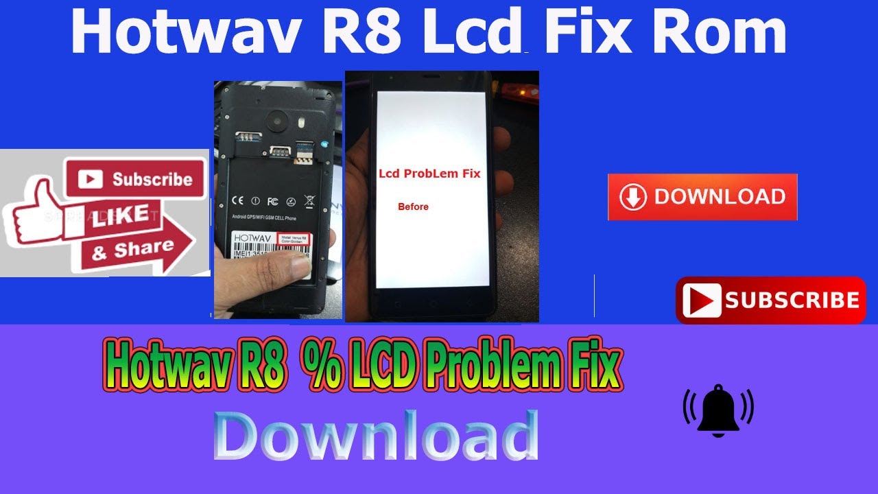 Hotwav Venus R8 Spd7731 Flash File (White Display Problem Fix) 100% Tested Top Firmware Flash File