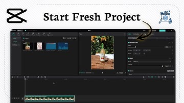 Een leeg canvas toevoegen in CapCut (projectstart)