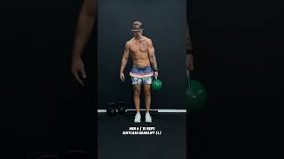 40 min EMOM workout x 1 Kettlebell = full body grind 🔥🔥🔥