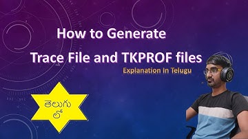How to generate Trace File and TKPROF File | Performance Tuning | Trace and TKPROF