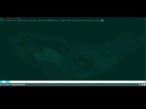 NetworkManager | nmcli настройка статического ip адреса