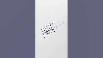 Kashish💘 name signature|#calligraphy #signature #writing #ytshorts #youtubeshorts #trending