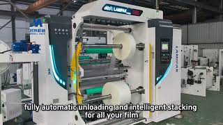 Automatic Unloading & Stacking Film & Paper Slitter Rewinder | Slitting Rewinding Machine