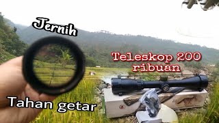 Teleskop 200 ribuan super jernih dan tahan getar✅