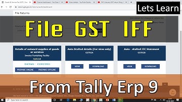QRMP - IFF | IFF file kese kare | Invoice Furnishing Facility | file iff with tally erp 9