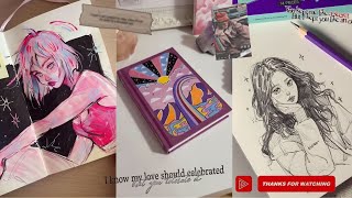 Sketchbook drawing and doodle ideas | Sketchbook Ideas | ART compilation #4