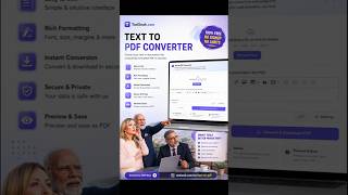 Best Text to PDF Convert Online, Convert TXT Files to PDF Instantly #viral #trending #youtubeshorts