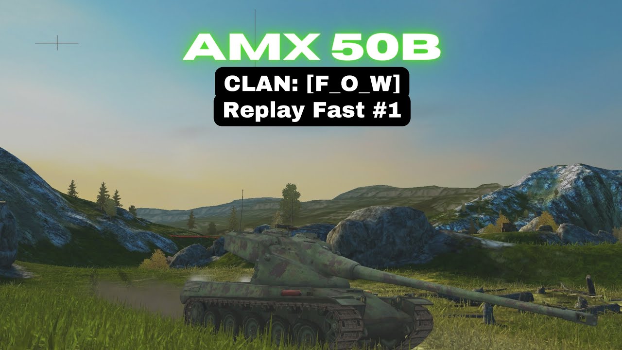 Amx 50b | 5437 DMG | Replay Fast#1 | | wot blitz
