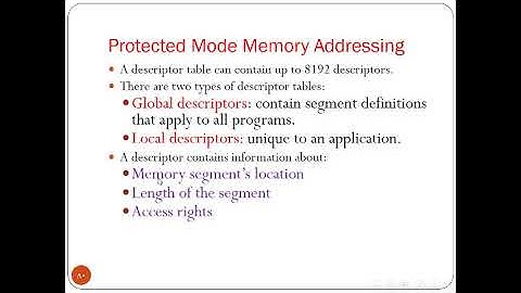 Lecture 5: Protected Mode 1