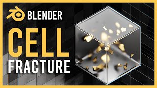 Blender Cell Fracture Exploding Cube Animation (Tutotrial)