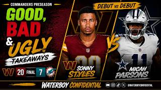 COMMANDERS WEEK 1 REACT + SONNY STYLES VS PARSONS DEBUT COMP (COMMANDER VS DOLPHINS)