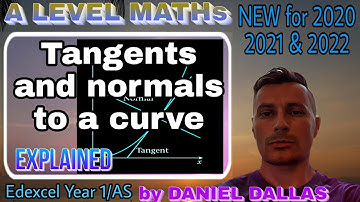 EQUATION of a TANGENT LINE and NORMAL to a CURVE at a given point | A Level MATHs