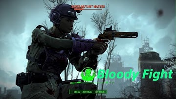 Tough Fight! - x3 Super Mutant Masters w/Gatling Guns - Fallout 4