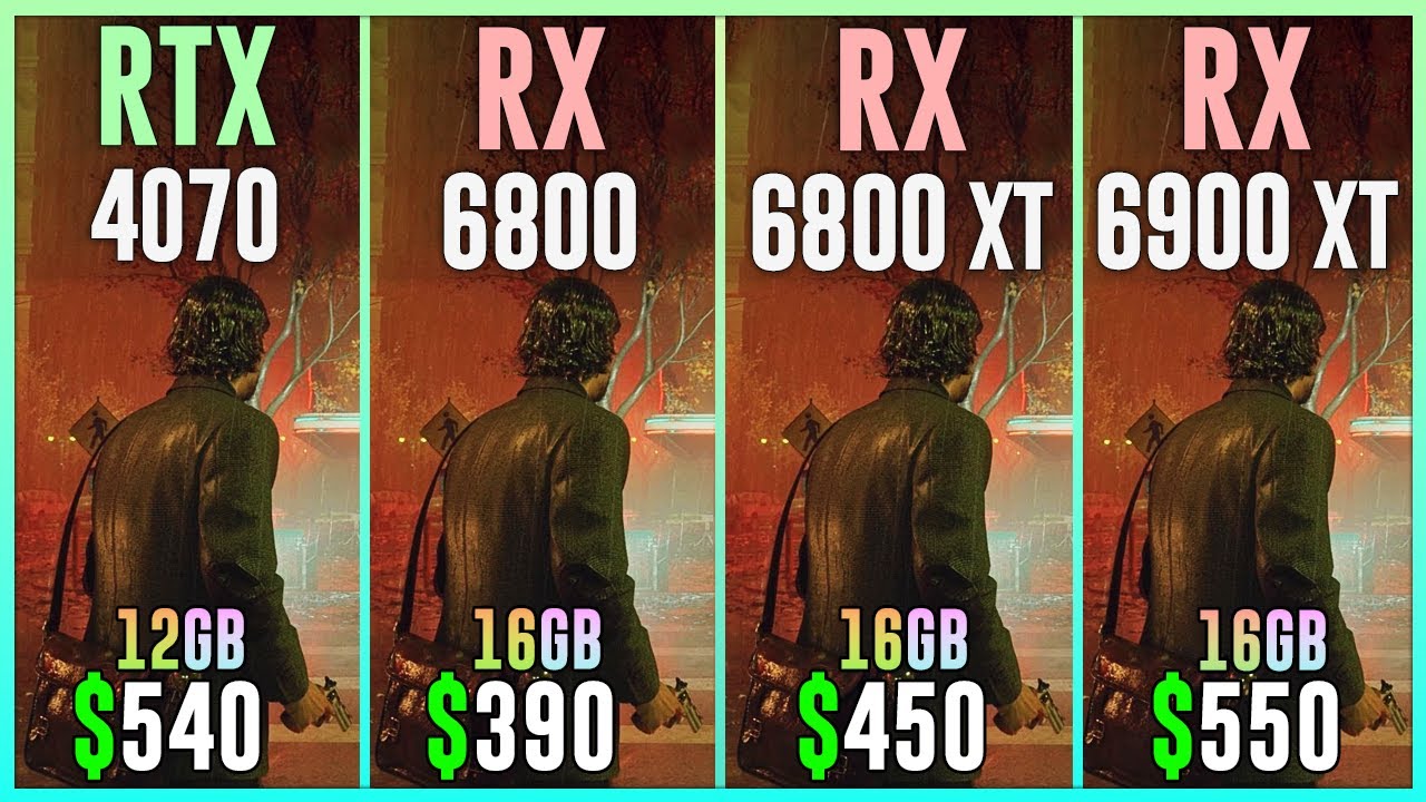 RTX 4070 vs RX 6800 XT: The Ultimate Comparison!!! 
