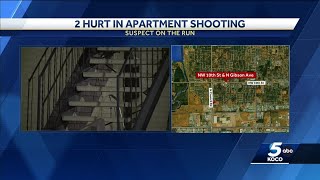 Suspect on run, two people injured after shooting at OKC apartment complex