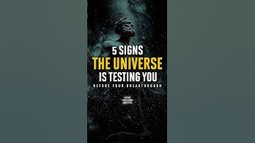 5 tekenen dat het universum je op de proef stelt | Stoïsche transformatie