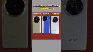 Vivo X200 Pro vs iQOO Neo 10R vs iQOO Z10 – Ultimate Comparison! ⚡ #shortfeed #shorts