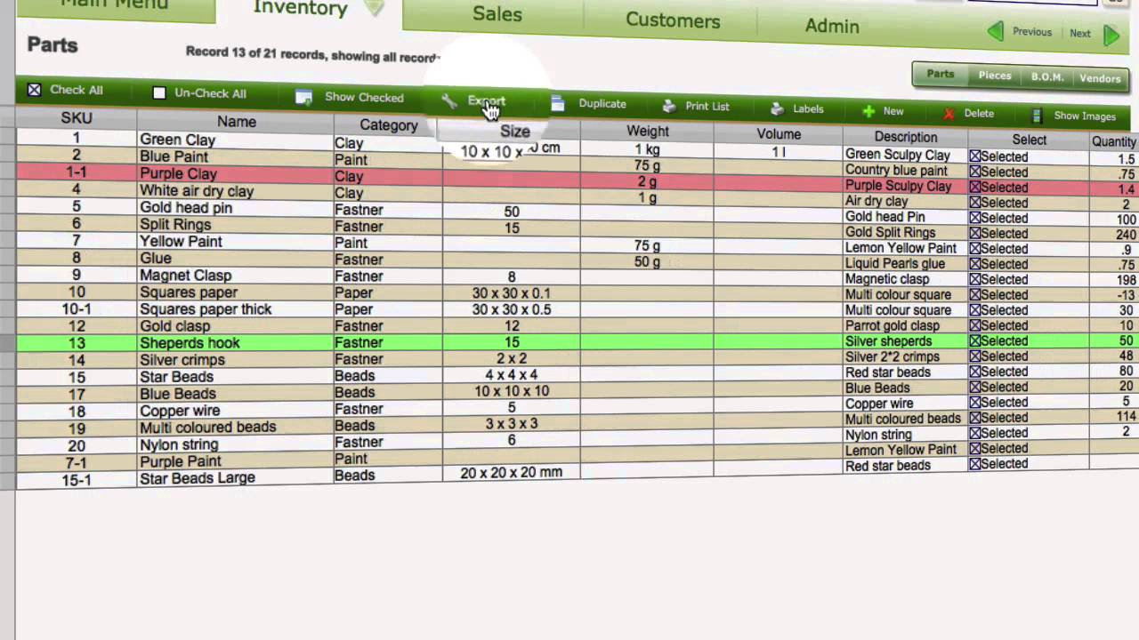 Exporting data from Craft Maker Pro YouTube