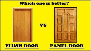 Flush Door vs Panel Door