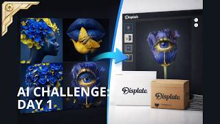 Midjourney to Displate: Scaling AI Art for Profit (Day 1/7)