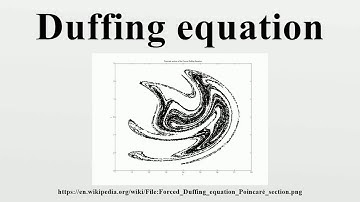 Duffing equation