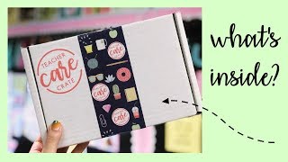 Teacher Care Crate Unboxing!