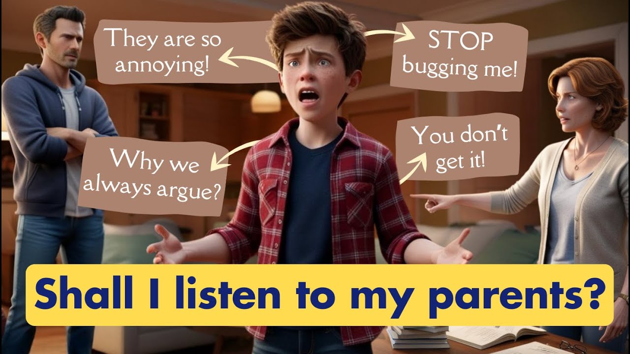 Tension between you and parents | Listen to parents or not | Argue with parent | manage disagreement