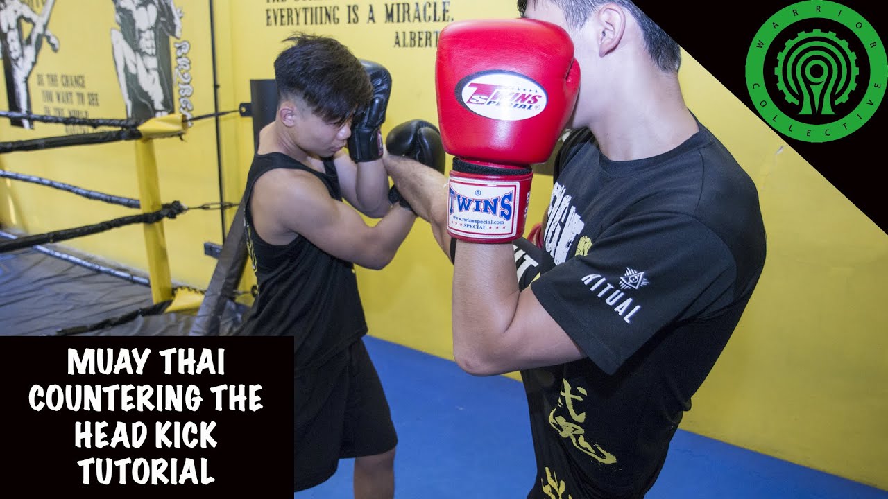 Muay Thai Countering the Head Kick Tutorial YouTube