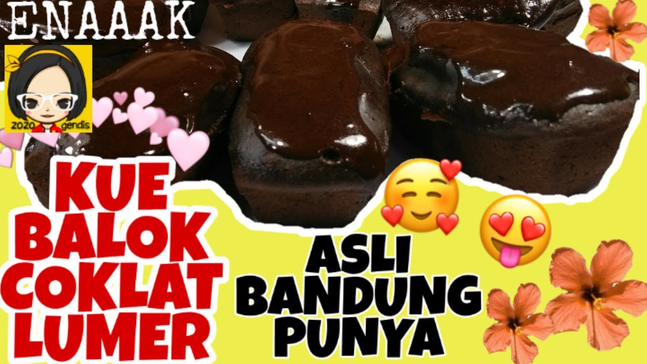  NO MUSIC KUE BALOK COKLAT LUMER BROWNIES  MELELEH  KHAS 