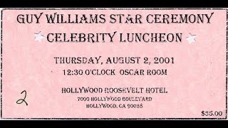 Guy Williams Hollywood Walk of Fame Star Ceremony - Celebrity Luncheon - August 2, 2001