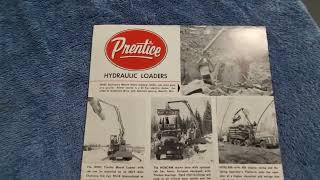 Vintage Prentice hydraulic grapple loader 1940s
