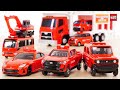 ハイラックスに赤色灯がかっこいい！ トミカギフト 街を守るぞ！ 消防車両セット 消防広報車 ／ Tomica Fire Engines