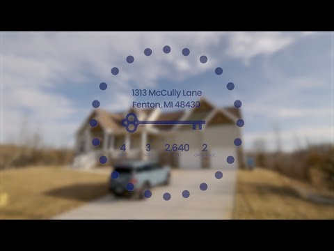 1313 McCully Lane, Fenton, MI home video tour