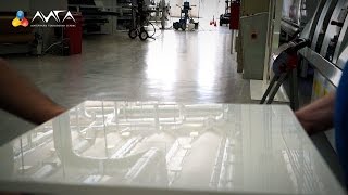 123. Белый глянец для ванных комнат - УФ материалы Renner и оборудование Cefla EASY