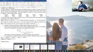 Unit 10 Chapter 10 Comparing Two Means - Confidence Intervals and Significance Tests