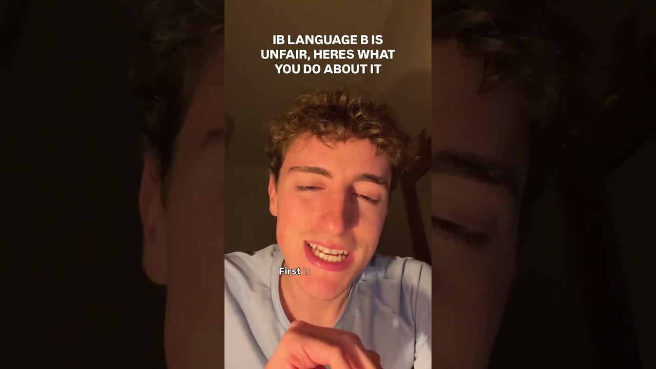 IB Language B is unfair, what to do about it