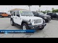 2019 Jeep Wrangler Unlimited Sport S Sport Utility Van Nuys  San Fernando  Valencia  Los Angeles  Gl