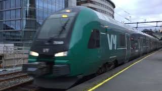 Vy Train Departing From Bergen Train Station Bound For Arna 2020