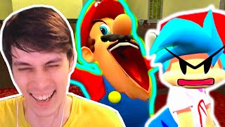 картинка: УГАР ! МАРИО В FRIDAY NIGHT FUNKIN 2 ! - SMG4: If Mario Was In Friday Night Funkin 2 Реакция