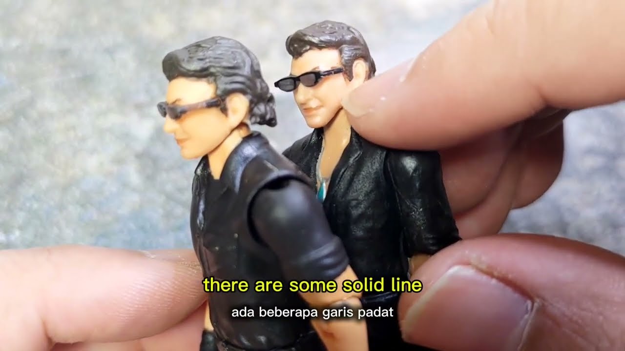 Ian Malcolm  Glider pack. Jurrasic Park World Dinosaur Unboxing and Review