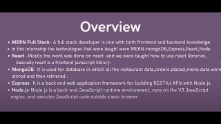 WSA - INTERNSHIP EXPERIENCE || PROJECT SUBMISSION AT WEB STACK ACADEMY || MERN | Food Order Project
