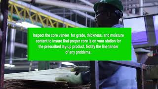 Lay Up- Core Feeder Position Lvl Door Core Production Process Lay Up