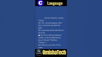C programming Mcqs||Multiple structure questions and answers #shorts #ytshorts #clanguage #c