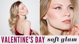 Valentine’s Day Soft Glam Makeup & Hair Tutorial 💘 screenshot 3