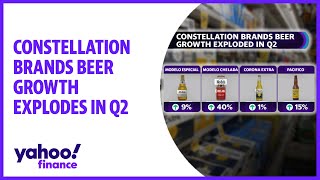 Constellation brands earnings boosted by beer sales, company doing, 'something rare,' Analyst says