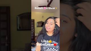 Tomato + coffee Facial at home🌸#coffee #ytshorts#facial #glowup