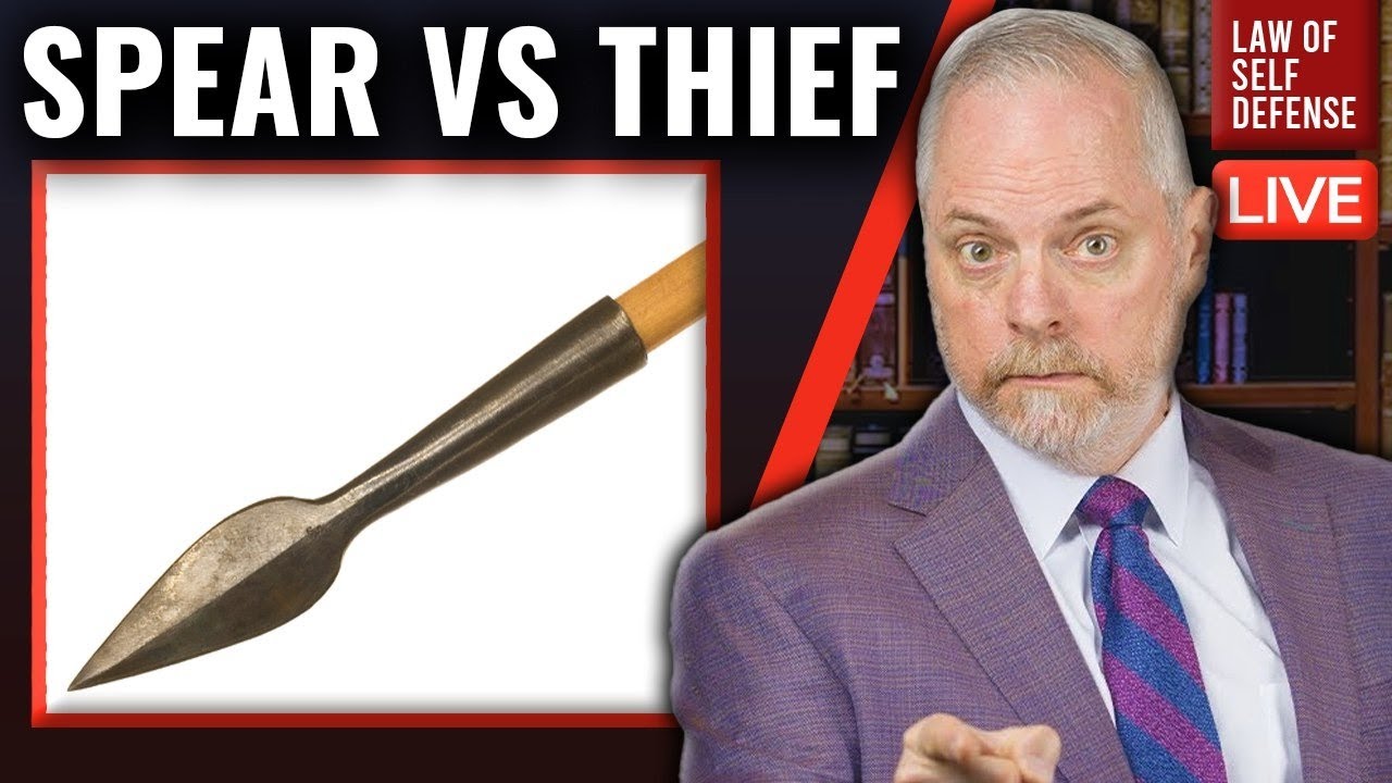 Spear vs. Intruder: Defender Drives the Point Home!