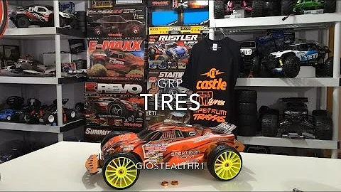 GRP TIRES NEW DESIGN RC 1/8 WHEELS
