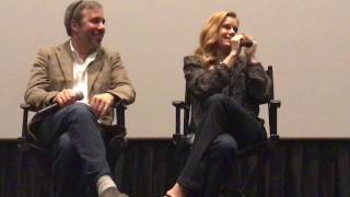 Amy Adams & director Denis Villeneuve for Arrival movie Q&A