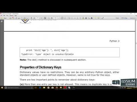 python-3 Dictionary